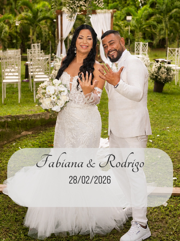 Vídeo do casamento de Fabiana e Rodrigo